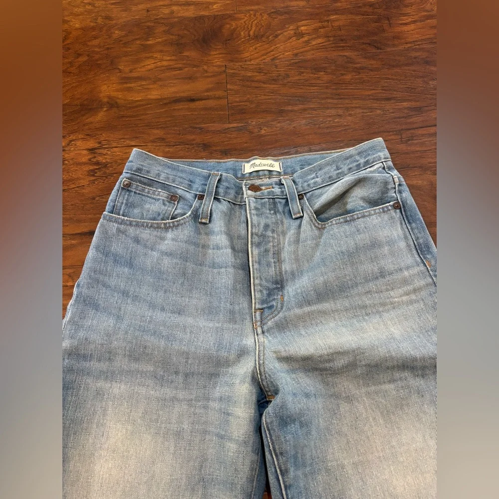 Madewell The Dadjean Jeans Straight Medium Wash Size 26 - Picture 4 of 6